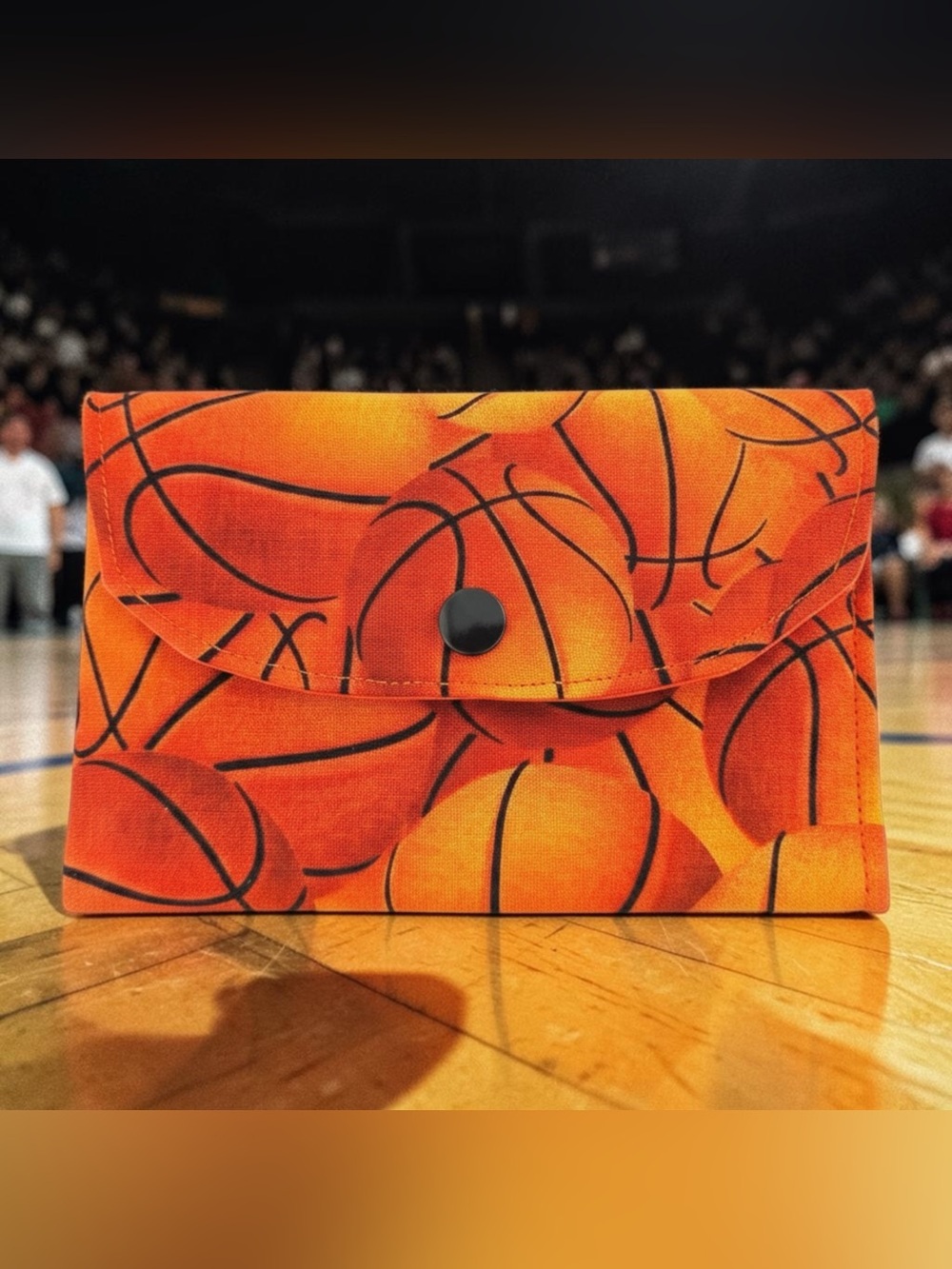 Basketball Print Kids Wallet Gift Card Holder New Handmade by Darling Darce